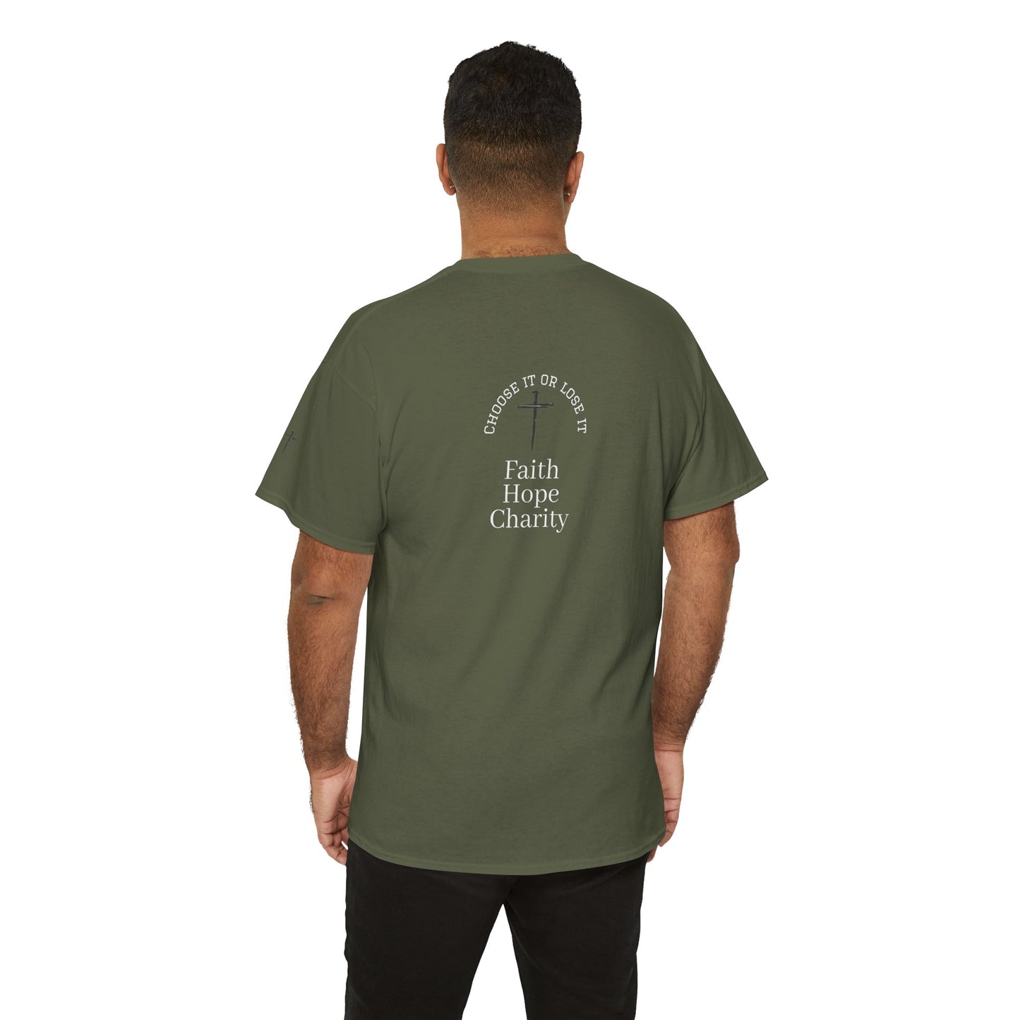 Faith, Hope, Charity Tee | Motivational Shirt