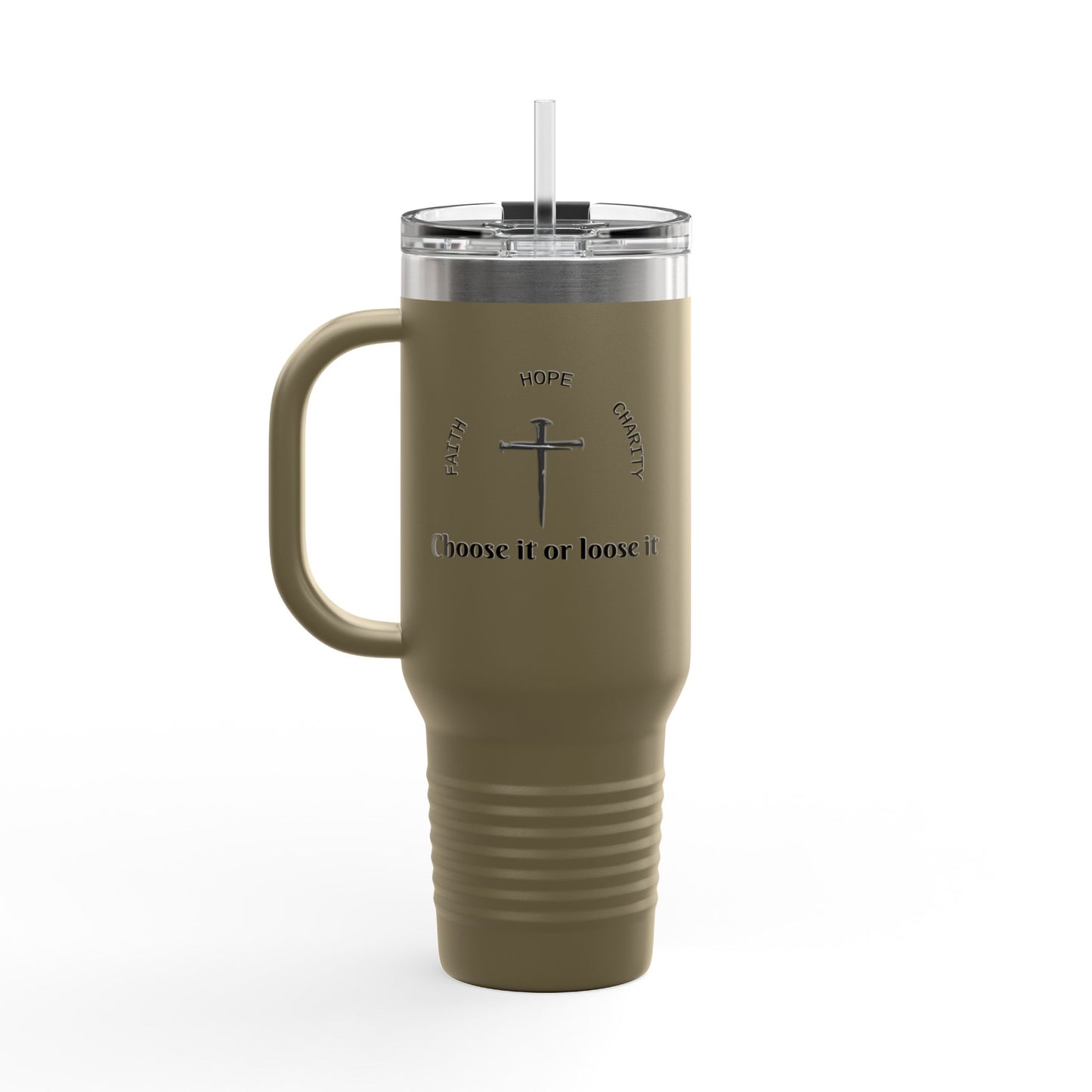 Insulated Travel Mug - Freewill Co. 40oz, Perfect for Coffee, Tea, Outdoor Adventures, Gifts for Travelers, Home, Office