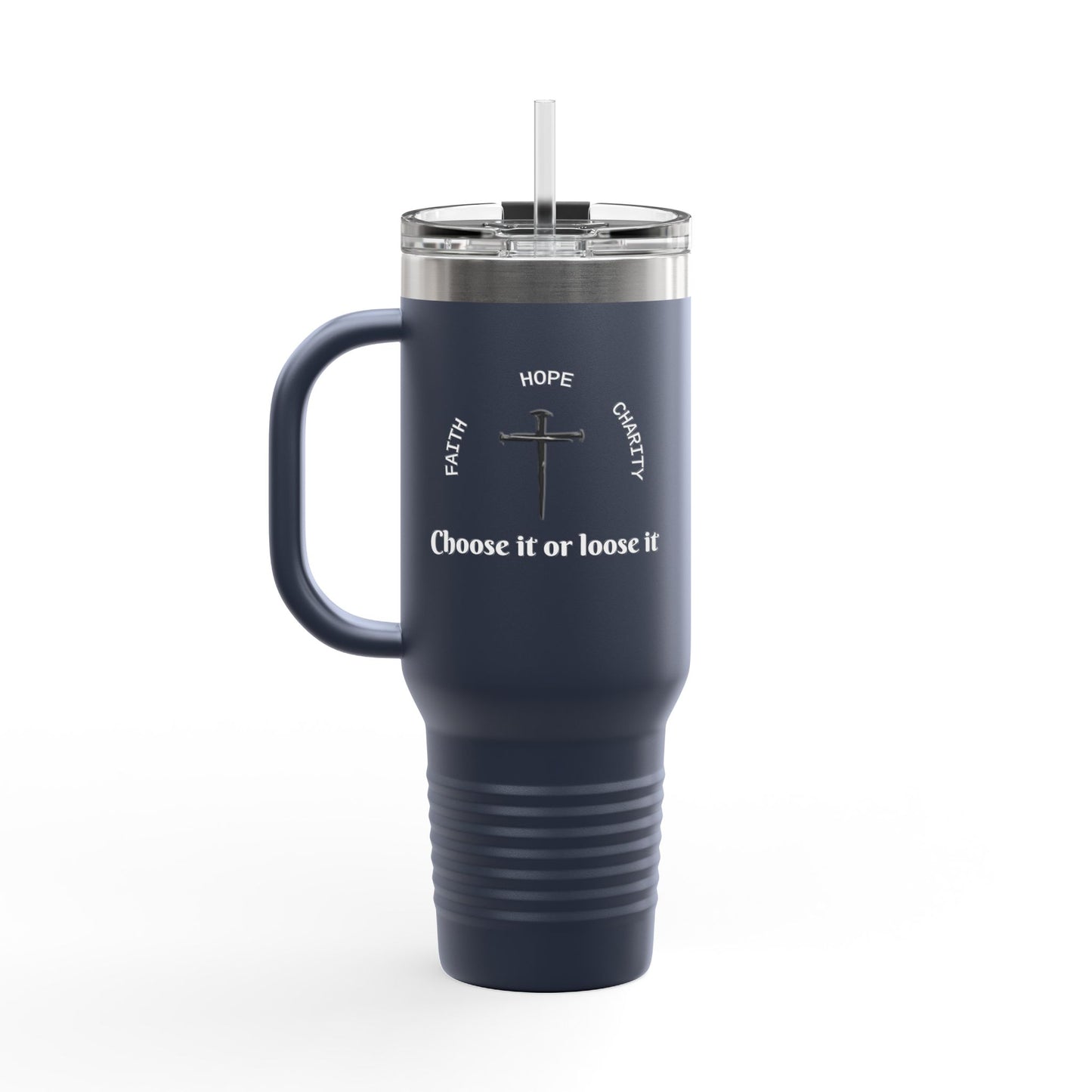 Insulated Travel Mug - Freewill Co. 40oz, Perfect for Coffee, Tea, Outdoor Adventures, Gifts for Travelers, Home, Office
