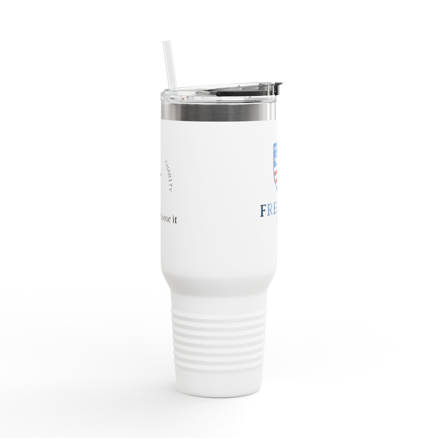 Insulated Travel Mug - Freewill Co. 40oz, Perfect for Coffee, Tea, Outdoor Adventures, Gifts for Travelers, Home, Office
