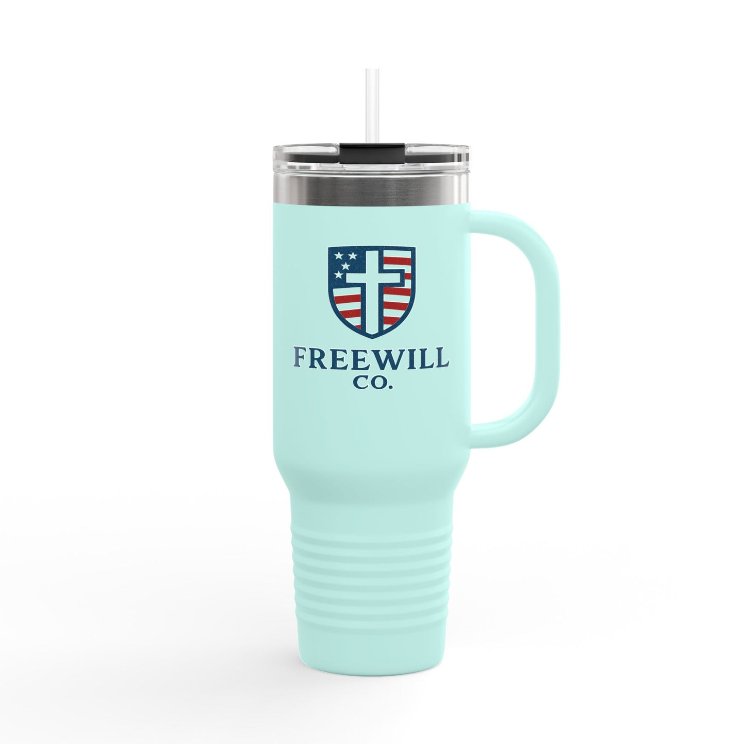 Insulated Travel Mug - Freewill Co. 40oz, Perfect for Coffee, Tea, Outdoor Adventures, Gifts for Travelers, Home, Office