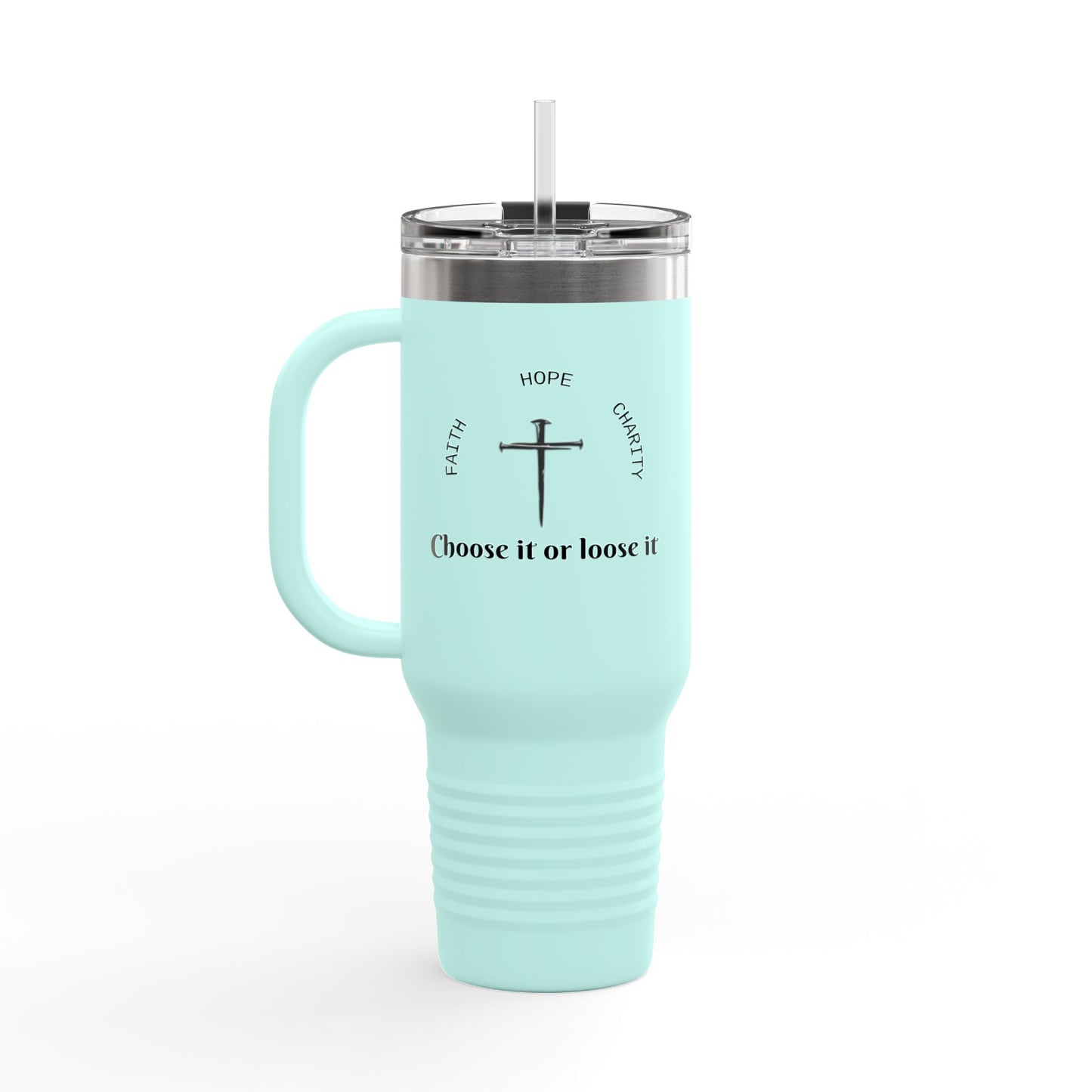 Insulated Travel Mug - Freewill Co. 40oz, Perfect for Coffee, Tea, Outdoor Adventures, Gifts for Travelers, Home, Office