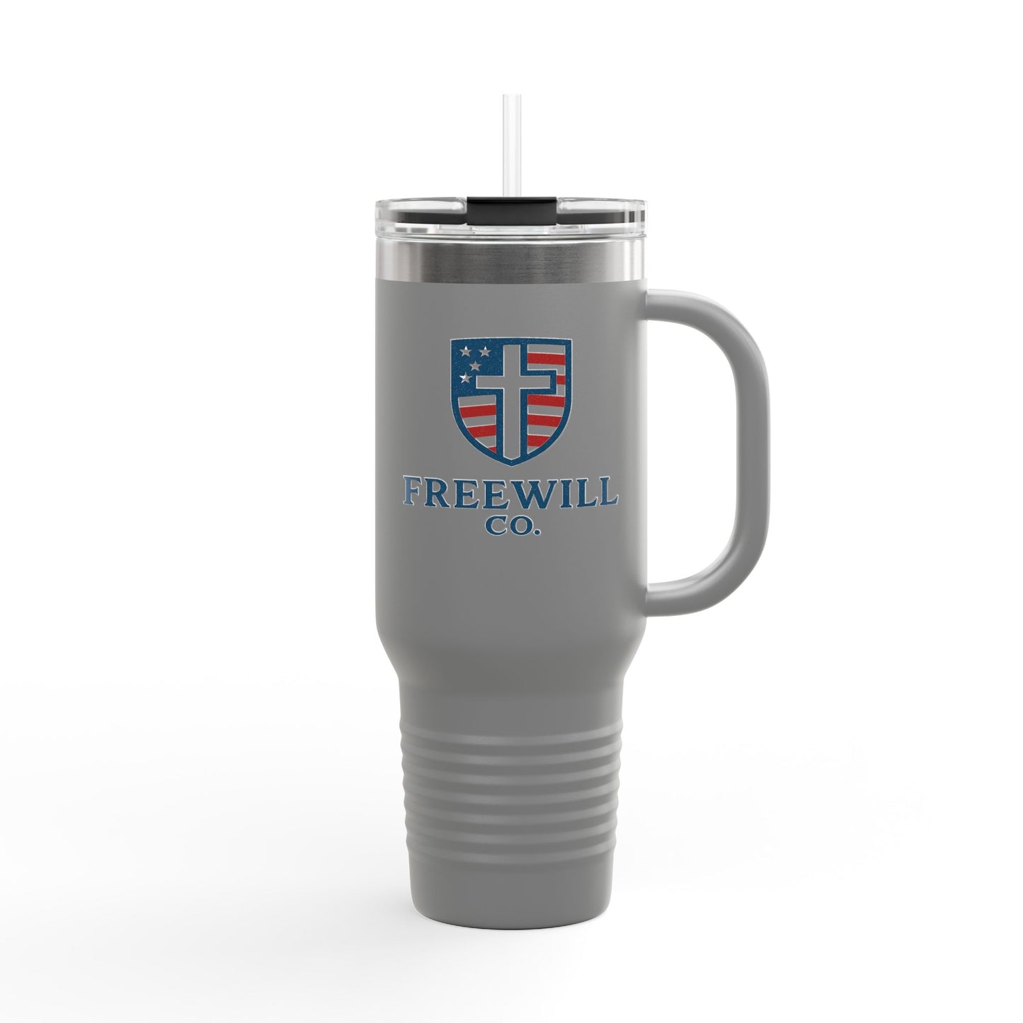 Insulated Travel Mug - Freewill Co. 40oz, Perfect for Coffee, Tea, Outdoor Adventures, Gifts for Travelers, Home, Office