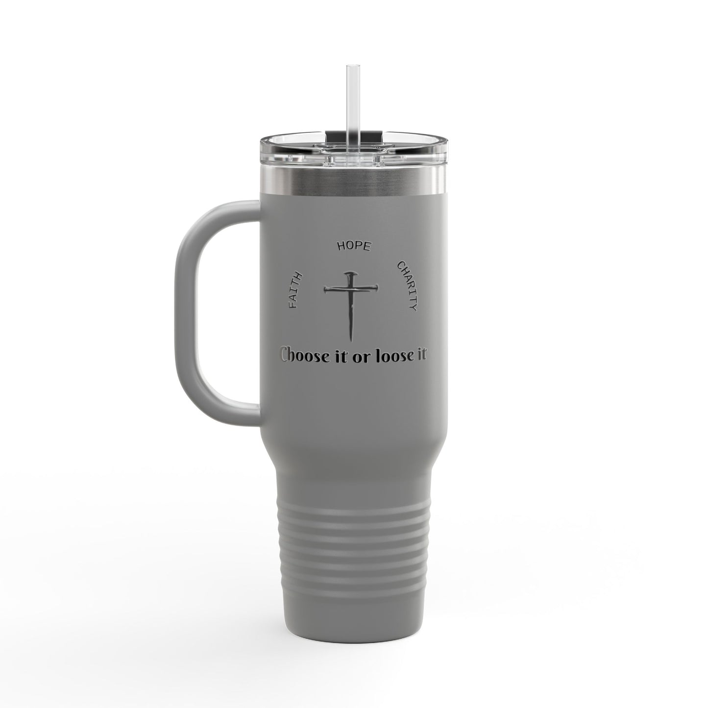 Insulated Travel Mug - Freewill Co. 40oz, Perfect for Coffee, Tea, Outdoor Adventures, Gifts for Travelers, Home, Office
