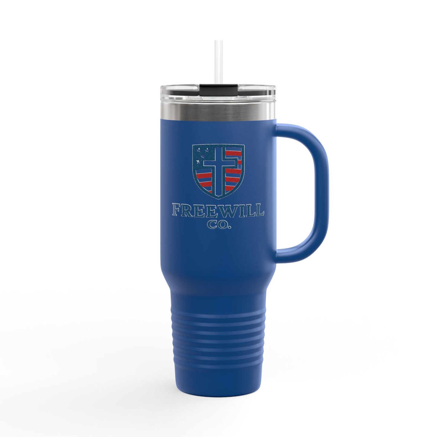 Insulated Travel Mug - Freewill Co. 40oz, Perfect for Coffee, Tea, Outdoor Adventures, Gifts for Travelers, Home, Office
