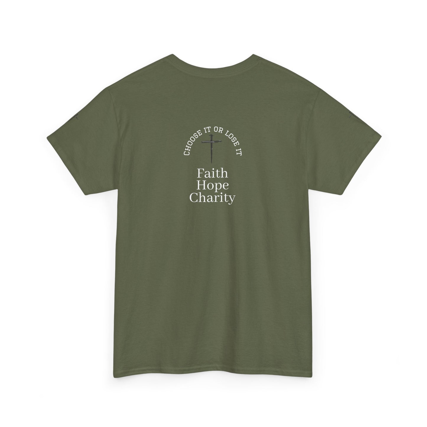 Faith, Hope, Charity Tee | Motivational Shirt
