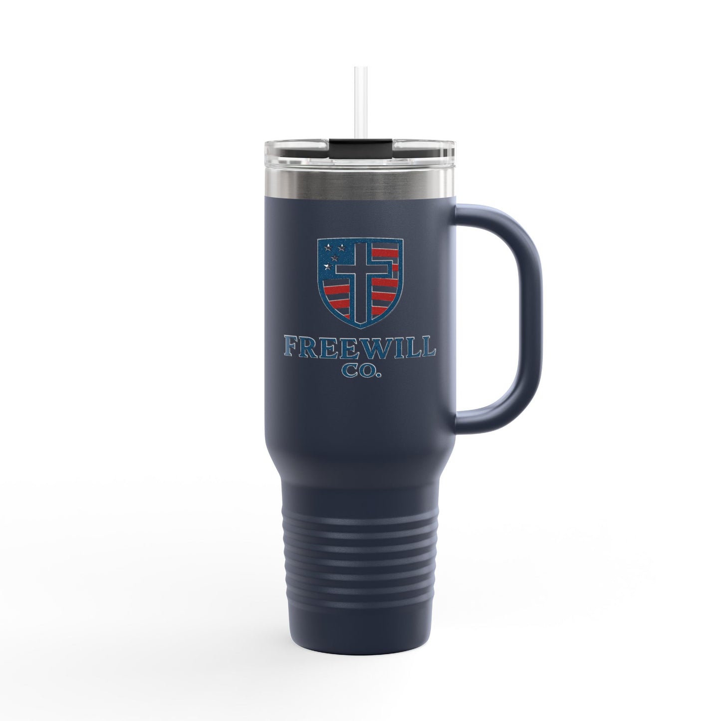 Insulated Travel Mug - Freewill Co. 40oz, Perfect for Coffee, Tea, Outdoor Adventures, Gifts for Travelers, Home, Office