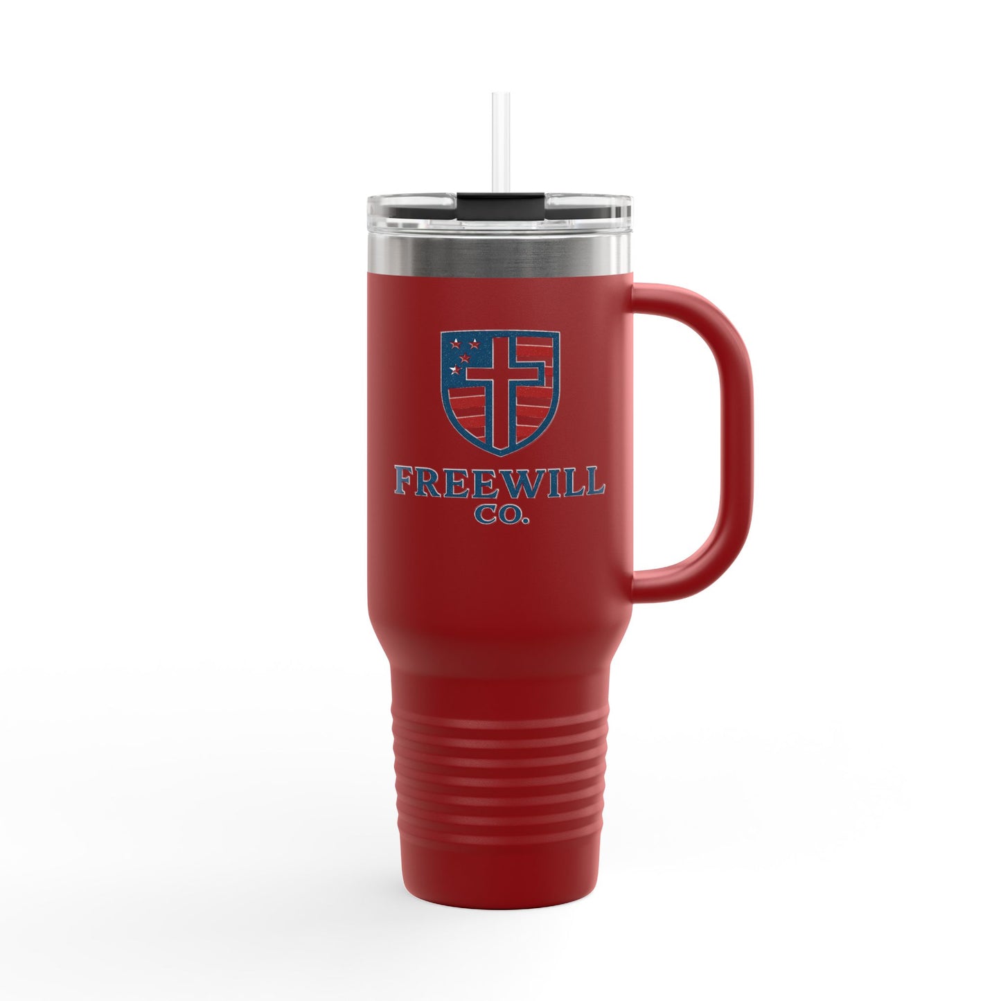 Insulated Travel Mug - Freewill Co. 40oz, Perfect for Coffee, Tea, Outdoor Adventures, Gifts for Travelers, Home, Office