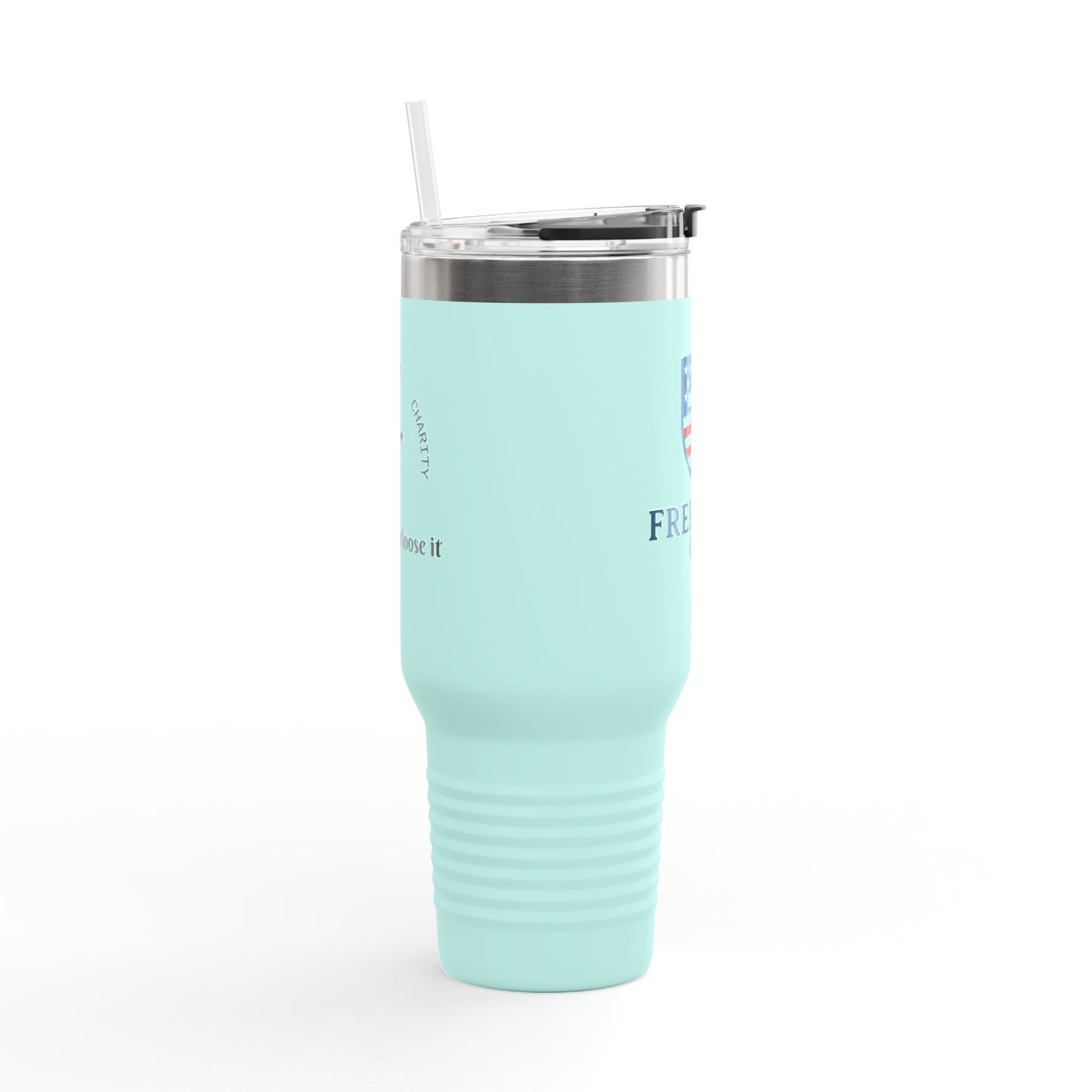 Insulated Travel Mug - Freewill Co. 40oz, Perfect for Coffee, Tea, Outdoor Adventures, Gifts for Travelers, Home, Office