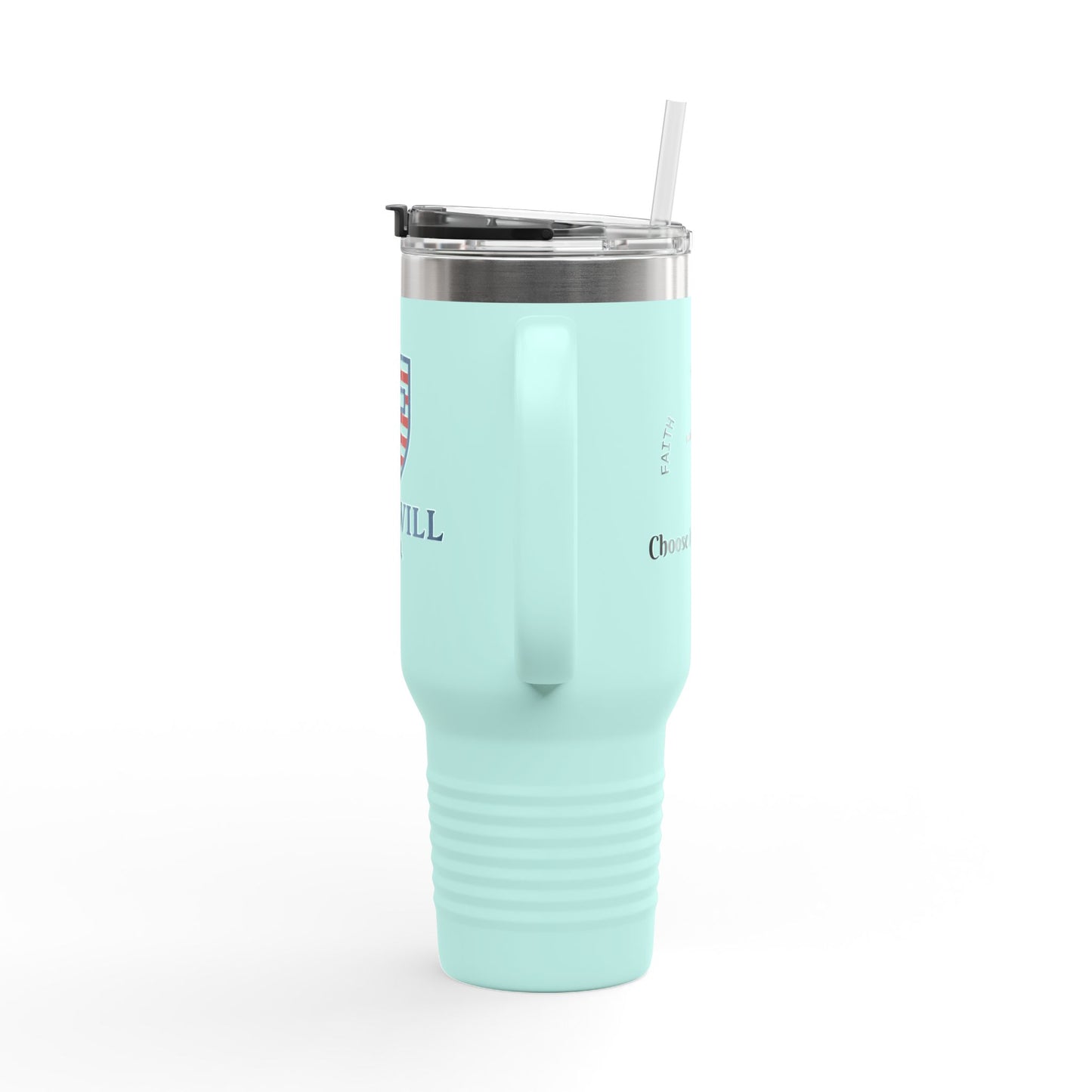 Insulated Travel Mug - Freewill Co. 40oz, Perfect for Coffee, Tea, Outdoor Adventures, Gifts for Travelers, Home, Office
