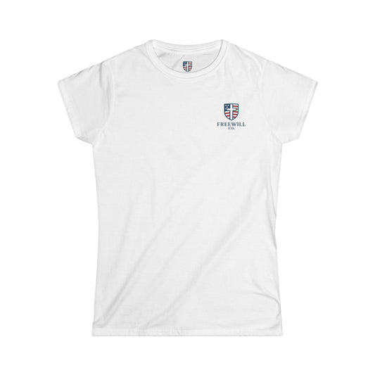 Women's Inspirational Tee - Faith Over Doubt, Motivational Shirt, Casual Wear for Empowerment, Comfortable Everyday T-Shirt, Gift for Her
