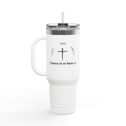 Insulated Travel Mug - Freewill Co. 40oz, Perfect for Coffee, Tea, Outdoor Adventures, Gifts for Travelers, Home, Office