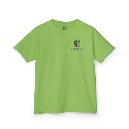 Kids Inspirational Tee - Faith Over Doubt, Motivational T-Shirt for Boys & Girls