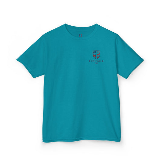 Kids Inspirational Tee - Faith Over Doubt, Motivational T-Shirt for Boys & Girls