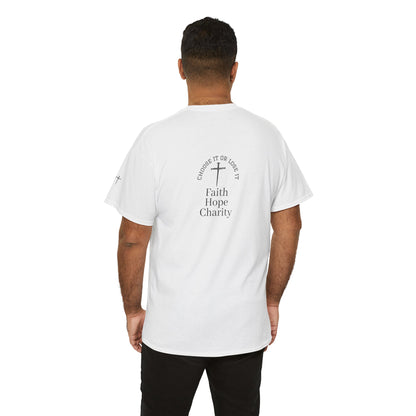 Faith, Hope, Charity Tee | Motivational Shirt