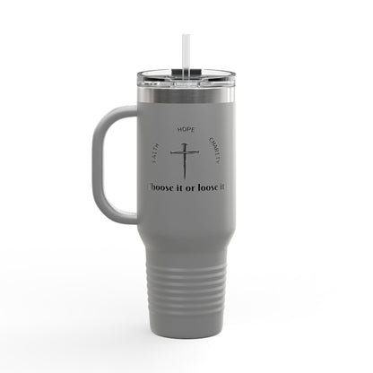 Insulated Travel Mug - Freewill Co. 40oz, Perfect for Coffee, Tea, Outdoor Adventures, Gifts for Travelers, Home, Office