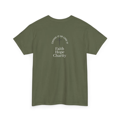 Faith, Hope, Charity Tee | Motivational Shirt