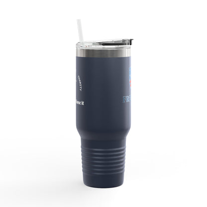 Insulated Travel Mug - Freewill Co. 40oz, Perfect for Coffee, Tea, Outdoor Adventures, Gifts for Travelers, Home, Office